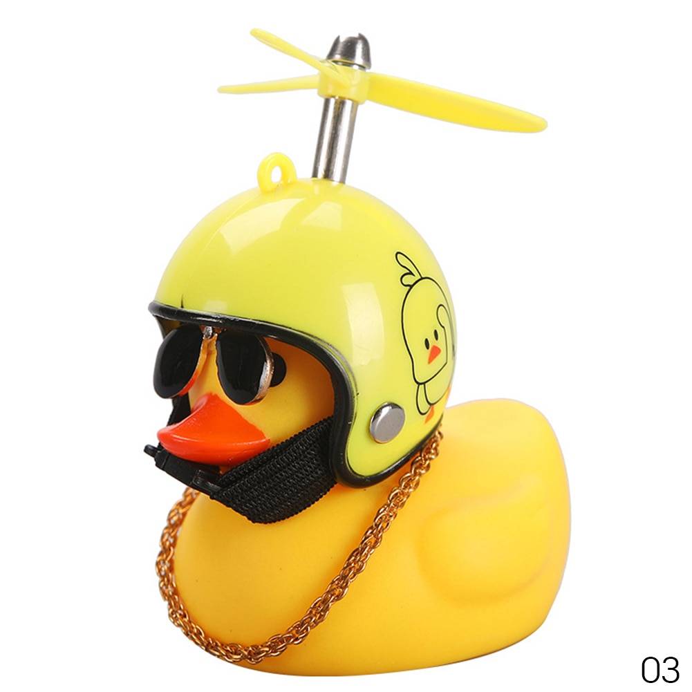Car Duck with Helmet Broken Wind Small Yellow Duck Road Bike Motor Helmet Riding Cycling Car Accessories Decor Without Lights Car Duck with Helmet Broken Wind Small Yellow Duck Road Bike Motor Helmet Riding Cycling Car Accessories Decor Without Lights