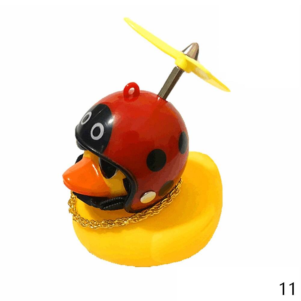 Car Duck with Helmet Broken Wind Small Yellow Duck Road Bike Motor Helmet Riding Cycling Car Accessories Decor Without Lights Car Duck with Helmet Broken Wind Small Yellow Duck Road Bike Motor Helmet Riding Cycling Car Accessories Decor Without Lights