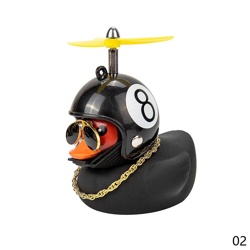 Car Duck with Helmet Broken Wind Small Yellow Duck Road Bike Motor Helmet Riding Cycling Car Accessories Decor Without Lights Car Duck with Helmet Broken Wind Small Yellow Duck Road Bike Motor Helmet Riding Cycling Car Accessories Decor Without Lights