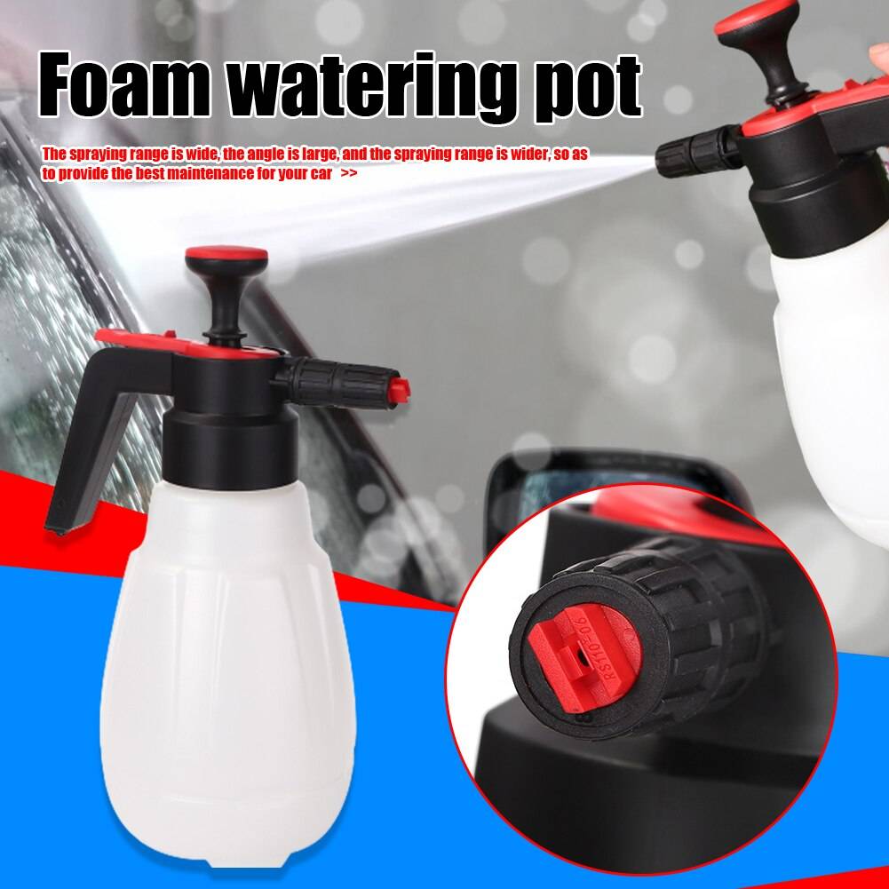 1.8L Car Wash Foam Sprayer Bottle Car Cleaning Sprayer Manual Snow Foam Spray Can Cleaning Foam Nozzle Spray Car Accessories 1.8L Car Wash Foam Sprayer Bottle Car Cleaning Sprayer Manual Snow Foam Spray Can Cleaning Foam Nozzle Spray Car Accessories