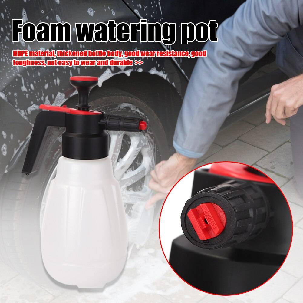 1.8L Car Wash Foam Sprayer Bottle Car Cleaning Sprayer Manual Snow Foam Spray Can Cleaning Foam Nozzle Spray Car Accessories 1.8L Car Wash Foam Sprayer Bottle Car Cleaning Sprayer Manual Snow Foam Spray Can Cleaning Foam Nozzle Spray Car Accessories