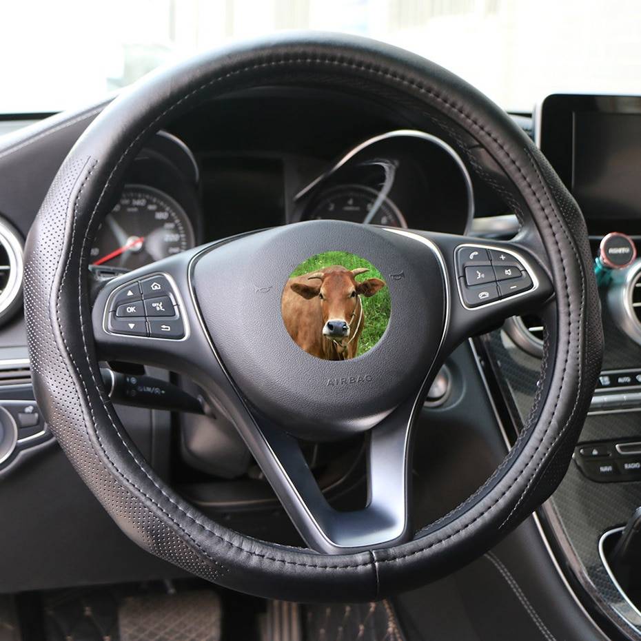 Leather Steering Wheel Cover Leather Steering Wheel Cover