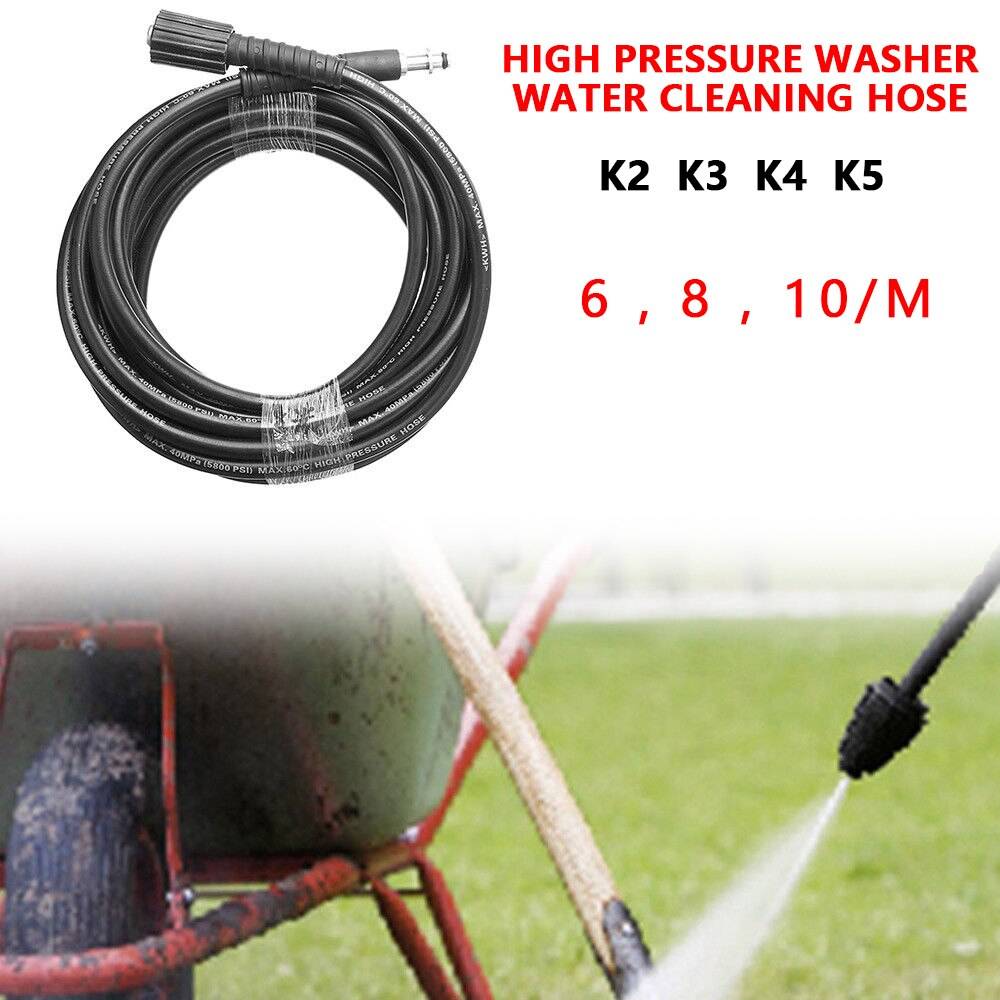 6M/8M/10M High Pressure Washer Water Cleaning Hose 22mm-14mm Ports to 10mm Ports Water Hose For Karcher K2 K3 K4 K5 K Series 6M/8M/10M High Pressure Washer Water Cleaning Hose 22mm-14mm Ports to 10mm Ports Water Hose For Karcher K2 K3 K4 K5 K Series