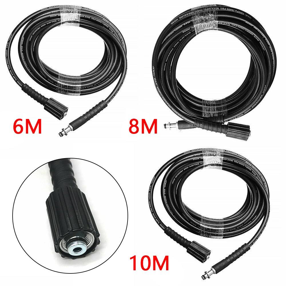 6M/8M/10M High Pressure Washer Water Cleaning Hose 22mm-14mm Ports to 10mm Ports Water Hose For Karcher K2 K3 K4 K5 K Series 6M/8M/10M High Pressure Washer Water Cleaning Hose 22mm-14mm Ports to 10mm Ports Water Hose For Karcher K2 K3 K4 K5 K Series