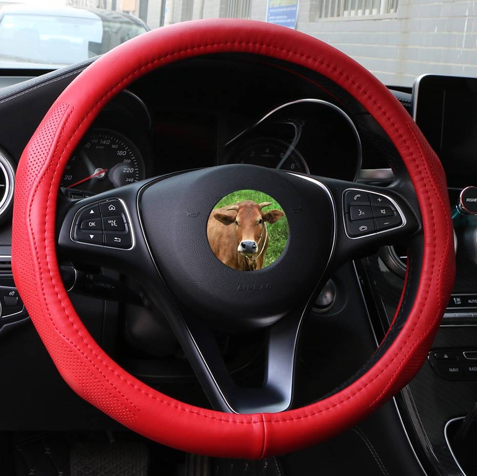 Leather Steering Wheel Cover Leather Steering Wheel Cover
