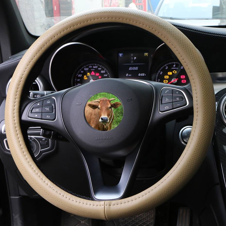 Leather Steering Wheel Cover Leather Steering Wheel Cover