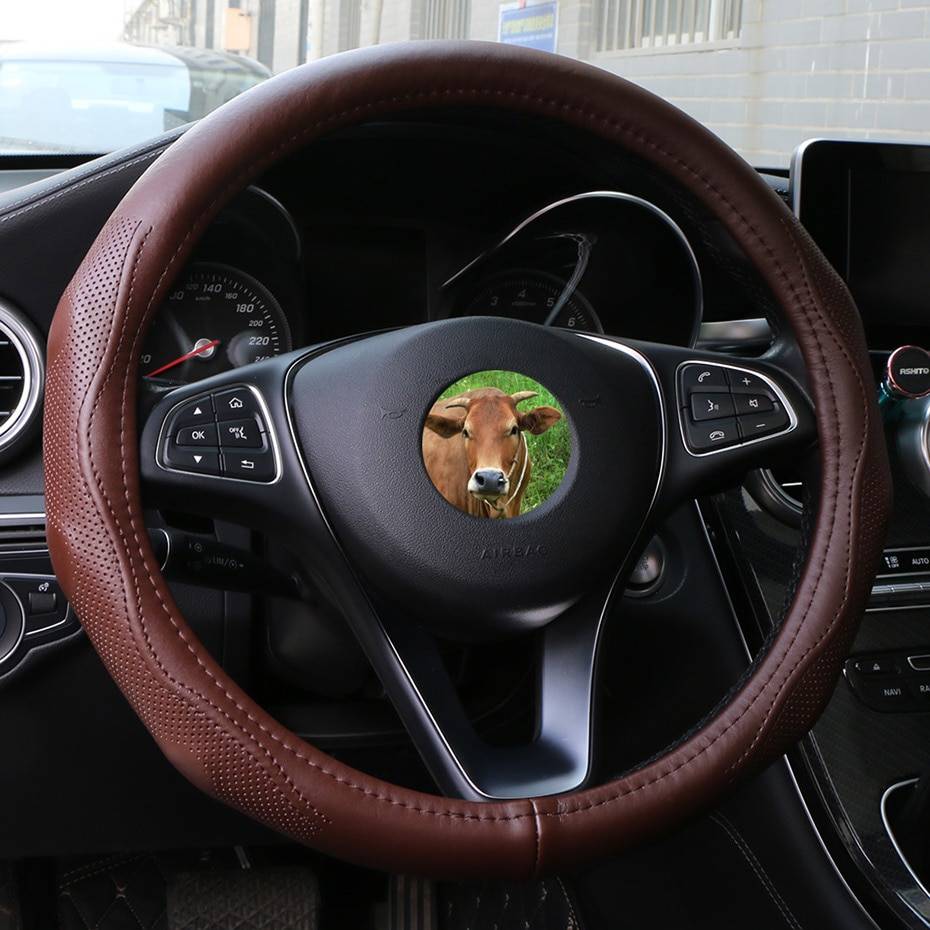 Leather Steering Wheel Cover Leather Steering Wheel Cover