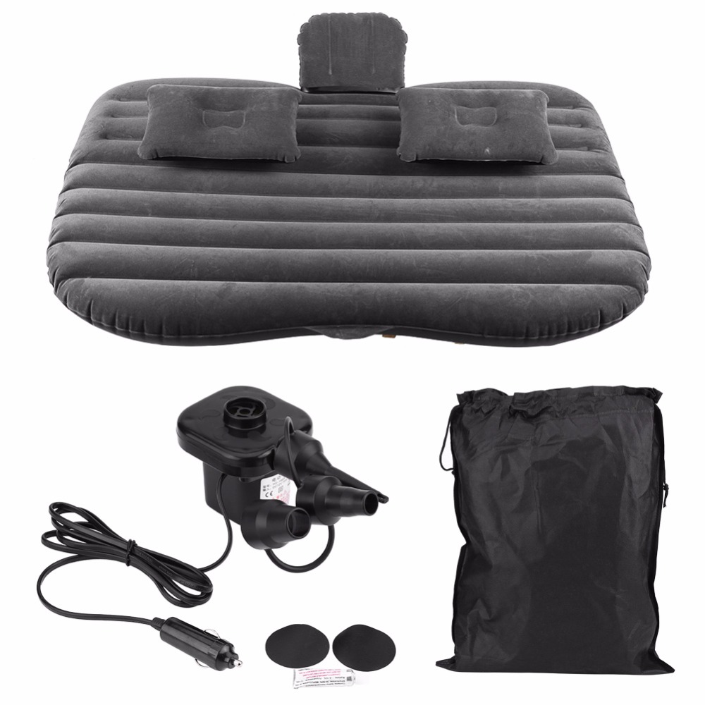 Car Air Mattress in Black and Grey Car Air Mattress in Black and Grey
