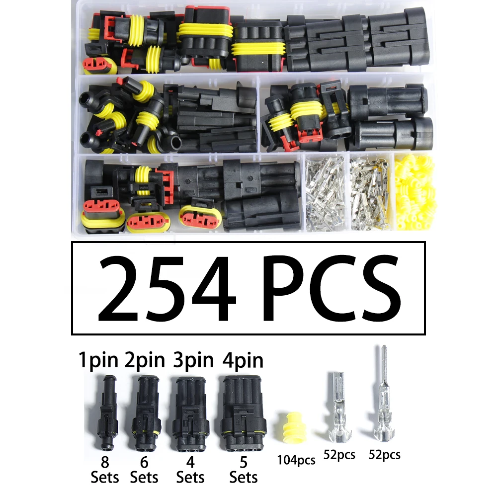 Universal Car Electrical Wire Connectors Kit Universal Car Electrical Wire Connectors Kit